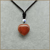 Natural Opalite Gemstones Heart Heart Natural Stone White Crystal Spike Healing Reiki Chakra Pendant Bead Crystal Necklace Women