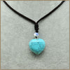 Natural Opalite Gemstones Heart Heart Natural Stone White Crystal Spike Healing Reiki Chakra Pendant Bead Crystal Necklace Women