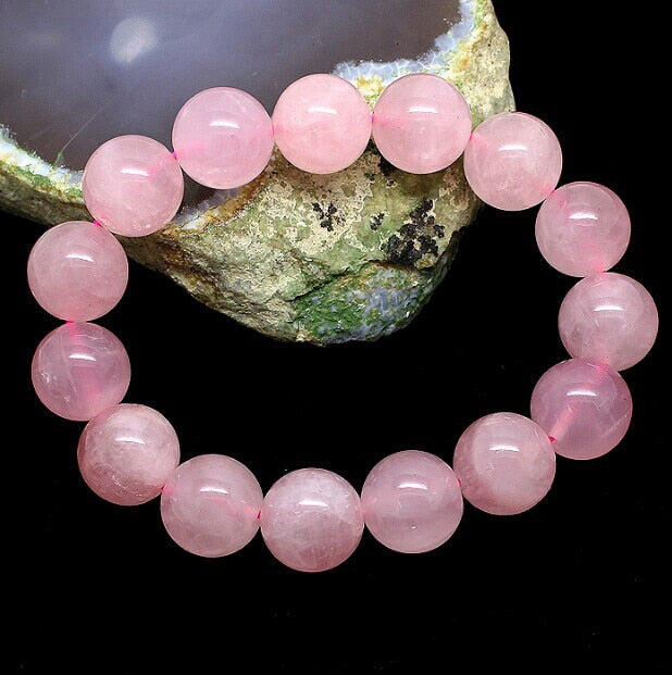 Natural Pink Crystal Beaded Bracelets, Fine Gemstone Beads Bracelets Jewelry For women Gifts with certificate Drop Shipping