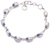 Natural Rainbow Moonstone Handmade Unique 925 Sterling Silver Bracelet 7 1/4-7 3/4 Y1329
