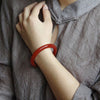Natural Red Agate Chalcedony Bracelet Retro Jewelry Gems Accessories Gifts Wholesale