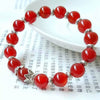 Natural Red Agate Fashion Silver Accessories Bracelet Woman Hand String Ornaments Classic Jewelry for Lovers Birthd Gift