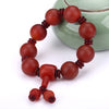 Natural Red Agates Stone Strand Healing Bracelets Round Beads Ornaments Classic Jewelry For Lover Mens Bracelet Gift 2020 Spring