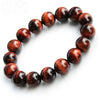 Natural Red Tiger's eye catenary refill Gem Stone Lucky Stretch Elastic Bracelet Fashion Jewelry