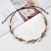 Natural Sea Shell Choker Chain Necklace for Women Bohemian Vintage Beach Conch Shell Braided Jewelry  Friend Gift