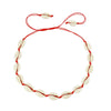 Natural Seashell Necklace Collar Choker Boho Summer Conch Shell Bracelets Rope Chain Handmade Women Bracelet Neckaklaces Jewelry
