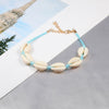 Natural Shell Necklace Bracelet Collar Seashell Choker Handmade Rope Chain Women Summer Beach Jewelry Friend Gift