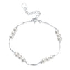 Natural Shell Pearl 925 Sterling Silver Bracelet