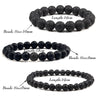 Natural Stone 6/8/10mm Beads Tiger Eye Bracelet Classic Men Women Buddha Black Lava Bracelets Minimalist Yoga Meditation Jewelry