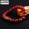 Natural Stone Beaded Bracelets Red Agate Crystal Agate Bracelet Unique Onyx Carnelian Stone Agate Bracelets Kostenloser Versand