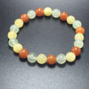 Natural Stone Beads Bracelet Women Aventurine Jade Jewelry Vintage 8mm Natural Stone Beads Tassel Bracelets Bangles Yoga Jewelry