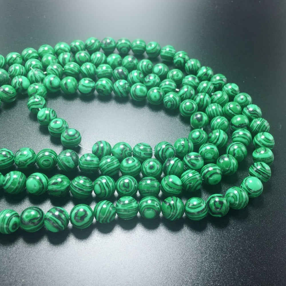 Natural Stone Beads For Jewelry Making 8-10mm Round Malachite Beads Jewelry Bracelet Necklace Diy Yoga Prayer Healing Balance