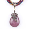 Natural Stone Beads Water Drop Vintage Necklaces Pendants Statement Necklaces & Pendants Long Necklace Women Jewelry Collares