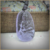 Natural Stone Crystal Amethyst Long Necklace Pendant Guardian Buddha Jewelry Bags Beads Fashion 2020 Lucky Gift Beads Necklaces