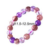 Natural Stone Lavender Crystal Bracelet For Man 6-12mm Colorful Round Beads Berloque Bracelets For Women Decoration Bangles