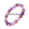 Natural Stone Lavender Crystal Bracelet For Man 6-12mm Colorful Round Beads Berloque Bracelets For Women Decoration Bangles