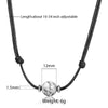 Natural Stone Leather Necklace Choker for Men Boys Single Bead Lava Tiger Eye Lapis Lazuli Adjustable Jewelry  DNM25