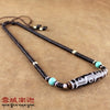 Natural Stone Men and Women's Choker Necklace Nine eyes Dzi Beads Great Quality