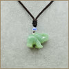 Natural Stone Multicolor Crystal Jade Long Elephant Pendant Necklaces Pendants Auspicious Gifts Jewelry Bags Topaz Obsidian Opal