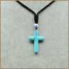 Natural Stone Pendant Crystal Cross Long Necklace For Women Men Necklace Women Christian Fine Jewelry Masculina Collar Chocker