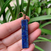 Natural Stone Pendant Raw Mineral Irregular Rectangle Quartz Pendulum Amazonite Tiger Eye Lapsi Pink Crystal Necklaces Healing