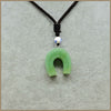Natural Stone Turquoise Necklace Vintage Turquoise Women Jewelry Obsidian Sets Powder Crystal Horseshoe Pendant Jewelry Sweater