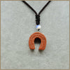Natural Stone Turquoise Necklace Vintage Turquoise Women Jewelry Obsidian Sets Powder Crystal Horseshoe Pendant Jewelry Sweater