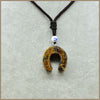 Natural Stone Turquoise Necklace Vintage Turquoise Women Jewelry Obsidian Sets Powder Crystal Horseshoe Pendant Jewelry Sweater
