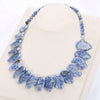 Natural Stone Waterdrop Design 2020 Maxi Colar Tiger Eye Pendant Necklace Women Choker Jewelry Men Female Male Bohemian Women