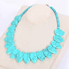 Natural Stone Waterdrop Design 2020 Maxi Colar Tiger Eye Pendant Necklace Women Choker Jewelry Men Female Male Bohemian Women