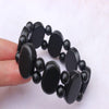 Natural Stone needle catenary Oval Hand row Circular catenary Stone Lucky Stretch Elastic Bracelet Fashion Jewelry