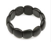Natural Stone needle row oval jade catenary refill Gem Stone Lucky Stretch Elastic Bracelet Fashion Jewelry