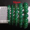 Natural Stones Green Agate Bracelet Onyx Crystal Quartz Round Bead Men Women Bracelet Healing Reiki Energy Gift Lucky Jewelry