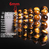 Natural Stones Yellow Tiger's eye Bracelet Crystal Quartz Round Bead Men Women Bracelet Healing Reiki Energy Gift Lucky Jewelry
