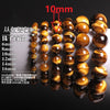 Natural Stones Yellow Tiger's eye Bracelet Crystal Quartz Round Bead Men Women Bracelet Healing Reiki Energy Gift Lucky Jewelry