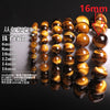 Natural Stones Yellow Tiger's eye Bracelet Crystal Quartz Round Bead Men Women Bracelet Healing Reiki Energy Gift Lucky Jewelry