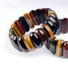 Natural Tiger's eye Hand row Tiger eye stone catenary Stone Lucky Stretch Elastic Bracelet Fashion Jewelry