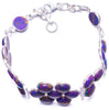 Natural Turquoise Handmade Unique 925 Sterling Silver Bracelet 7 1/2-8 1/4 Y1304