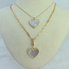 Natural White MOP Shell Heart Pendant Necklace For Women 2022 Gifts Jewelry