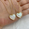 Natural White MOP Shell Heart Pendant Necklace For Women 2022 Gifts Jewelry
