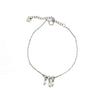 Natural White Pearl Lock 925 Sterling Silver Bracelet