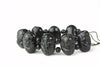 Natural XinJiang hetian jade QingYu Barrel beads Hand China magical bracelet Lucky Stretch Elastic Bracelet Fashion Jewelry