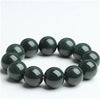 Natural XinJiang hetian jade QingYu walnut catenary stone Lucky Stretch Elastic Bracelet Fashion Jewelry