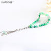Natural agate Islamic Tasbih Allah Rosary Muslim bracelets 33 beads 6-10mm Striped agate stone tesbih Bracelet