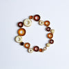 Natural boutique amber beeswax blossom honey bracelet silver gold-plated European craft natural flower pee fake a lose a lot