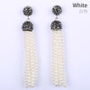 Natural crystal women's Earrings decorated with diamond inl accessories