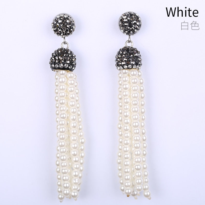 Natural crystal women's Earrings decorated with diamond inl accessories