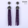 Natural crystal women's Earrings decorated with diamond inl accessories