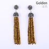 Natural crystal women's Earrings decorated with diamond inl accessories
