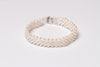 Natural Handmade Exquisite pearl bracelet women jewelry Multicolor pearl bracelet 925 silver jewelry wedding gift